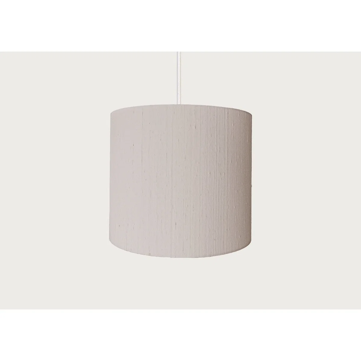 Heal's Dupion Silk Lampshade Smoke – image 2