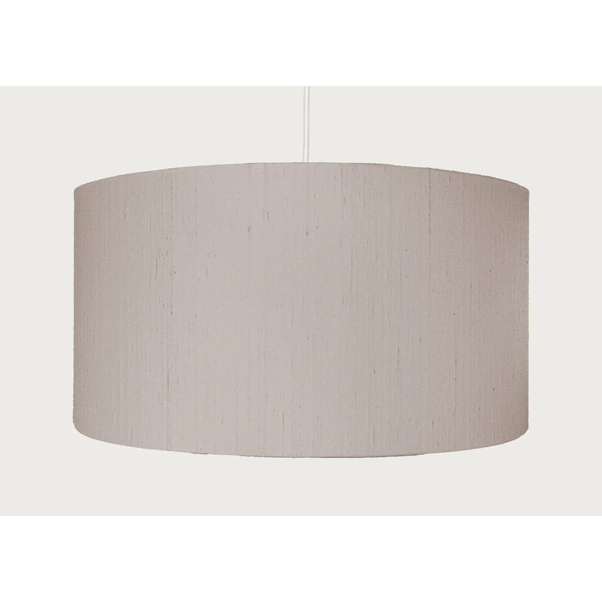 Heal's Dupion Silk Lampshade Smoke – image 4