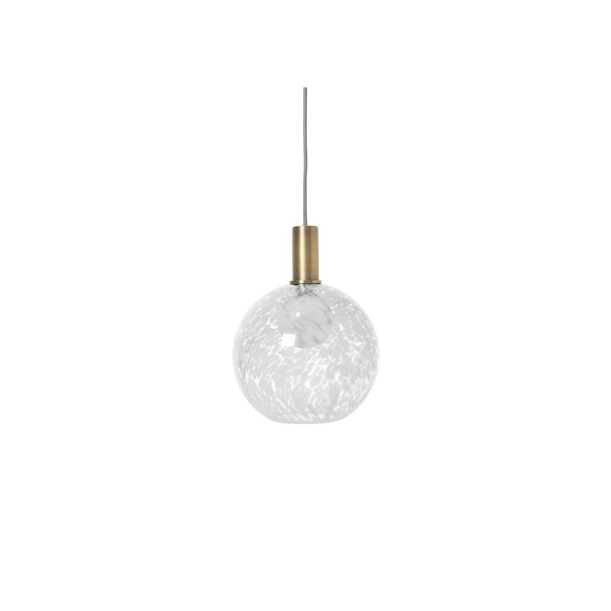 ferm LIVING Casca Glass Shade Sphere Milk - Heal's UK Lighting – image 2