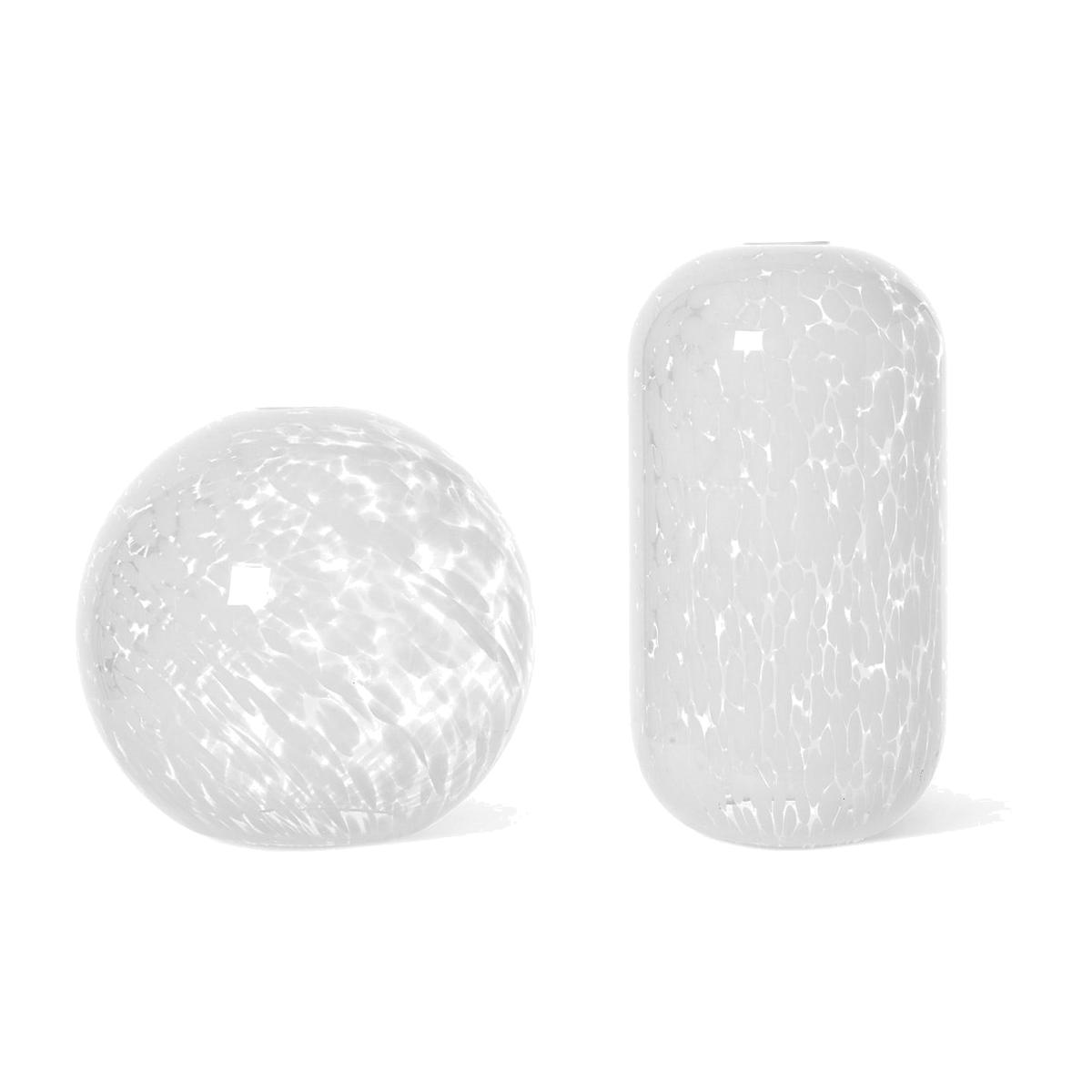 ferm LIVING Casca Glass Shade Sphere Milk - Heal's UK Lighting – image 1