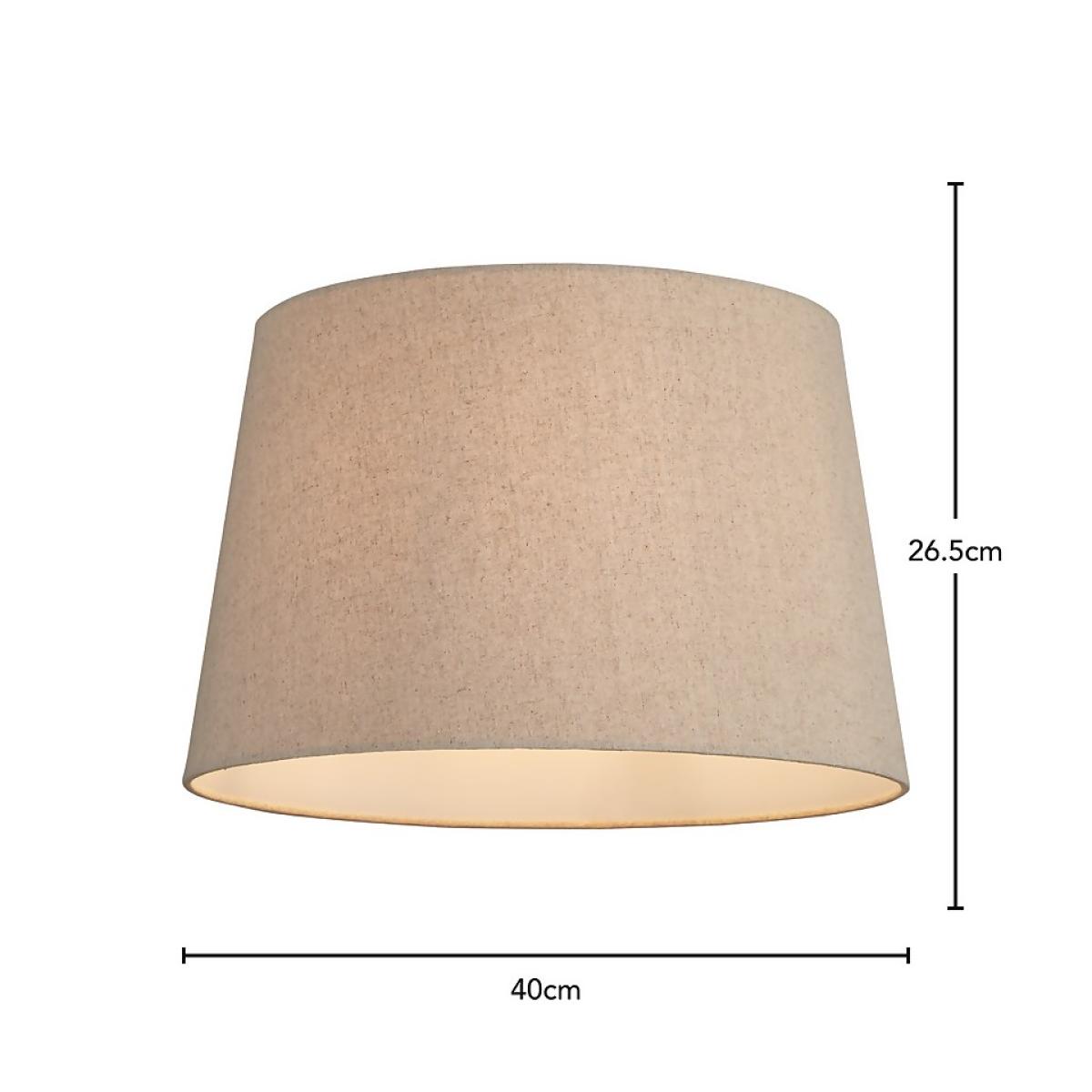 Finn Tapered Lamp Shade - 40cm - Natural – image 6