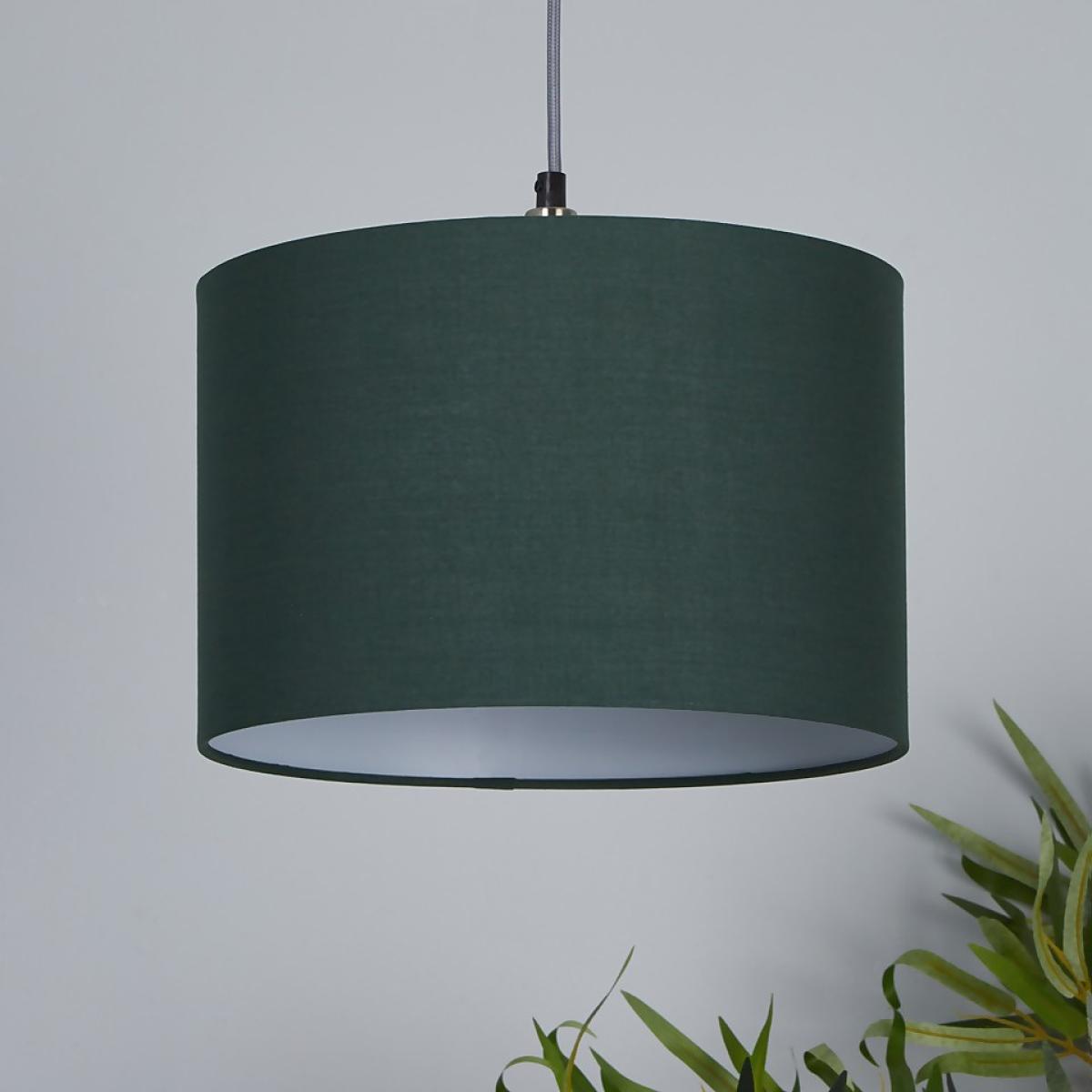 Clyde Drum Lamp Shade - 30cm - Emerald – image 3