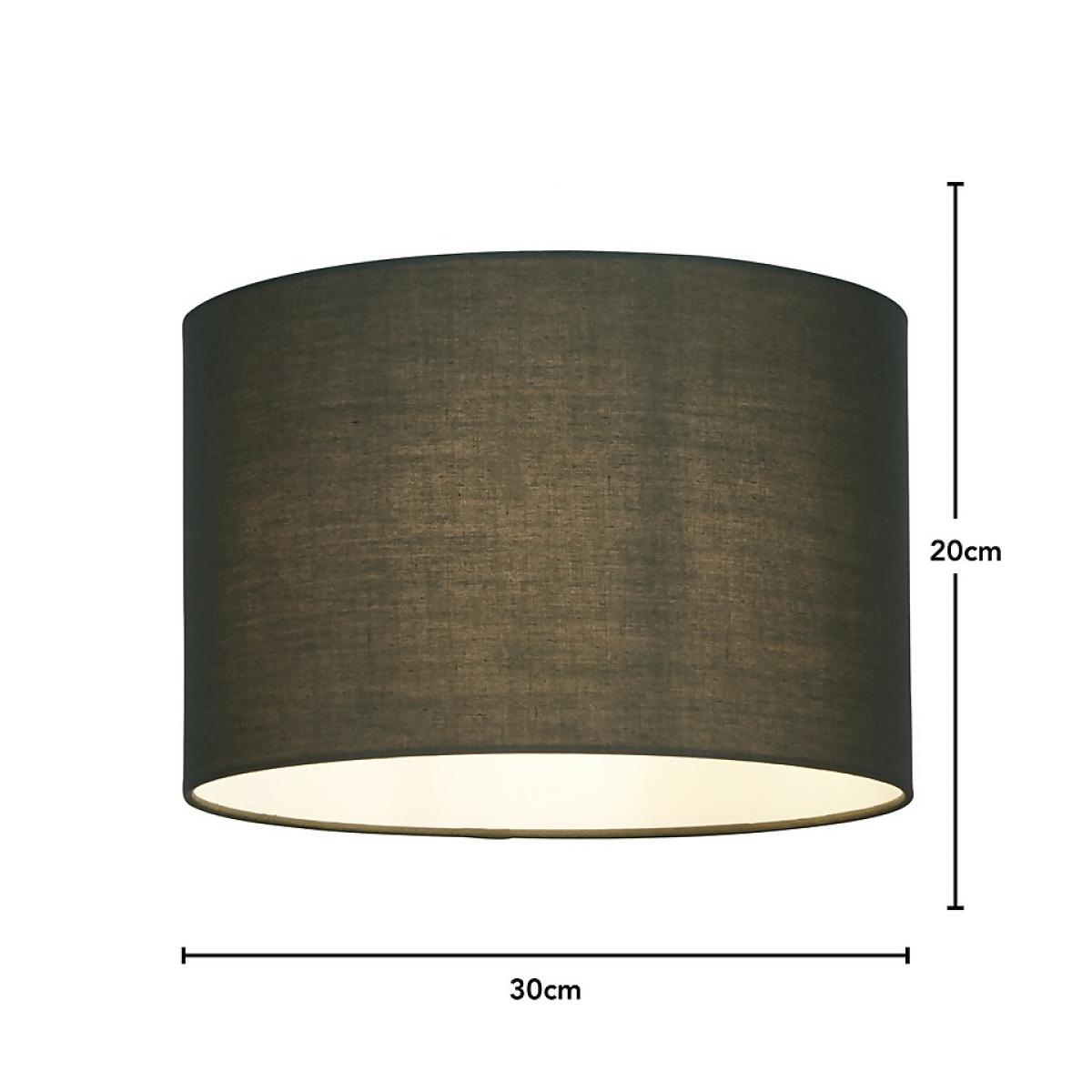 Clyde Drum Lamp Shade - 30cm - Emerald – image 6