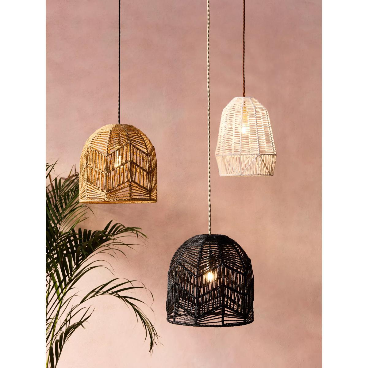 John Lewis & Partners Small Paper String Easy-to-Fit Ceiling Shade, Natural – image 5
