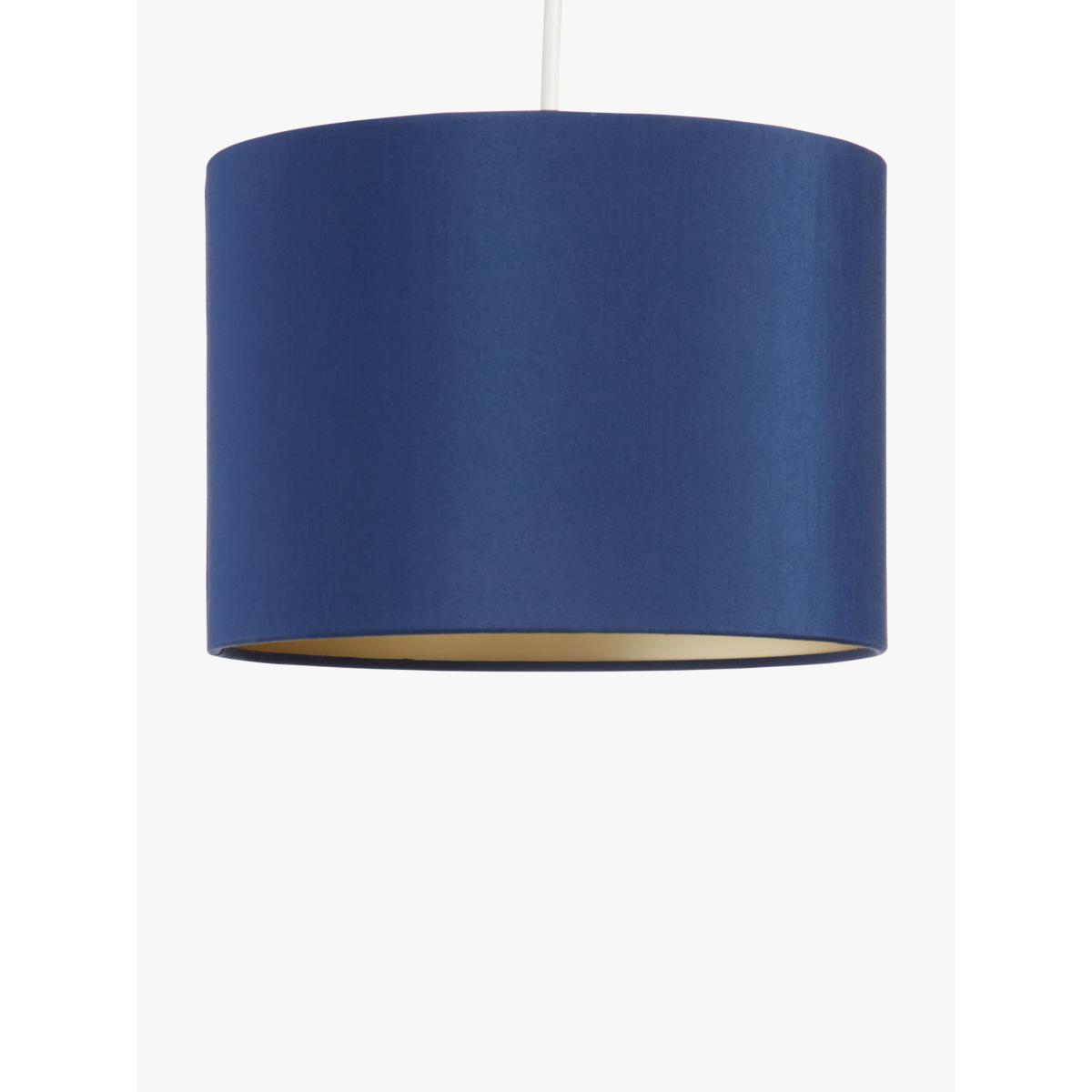 John Lewis & Partners Cassie Lampshade, Indigo/Champagne – image 3