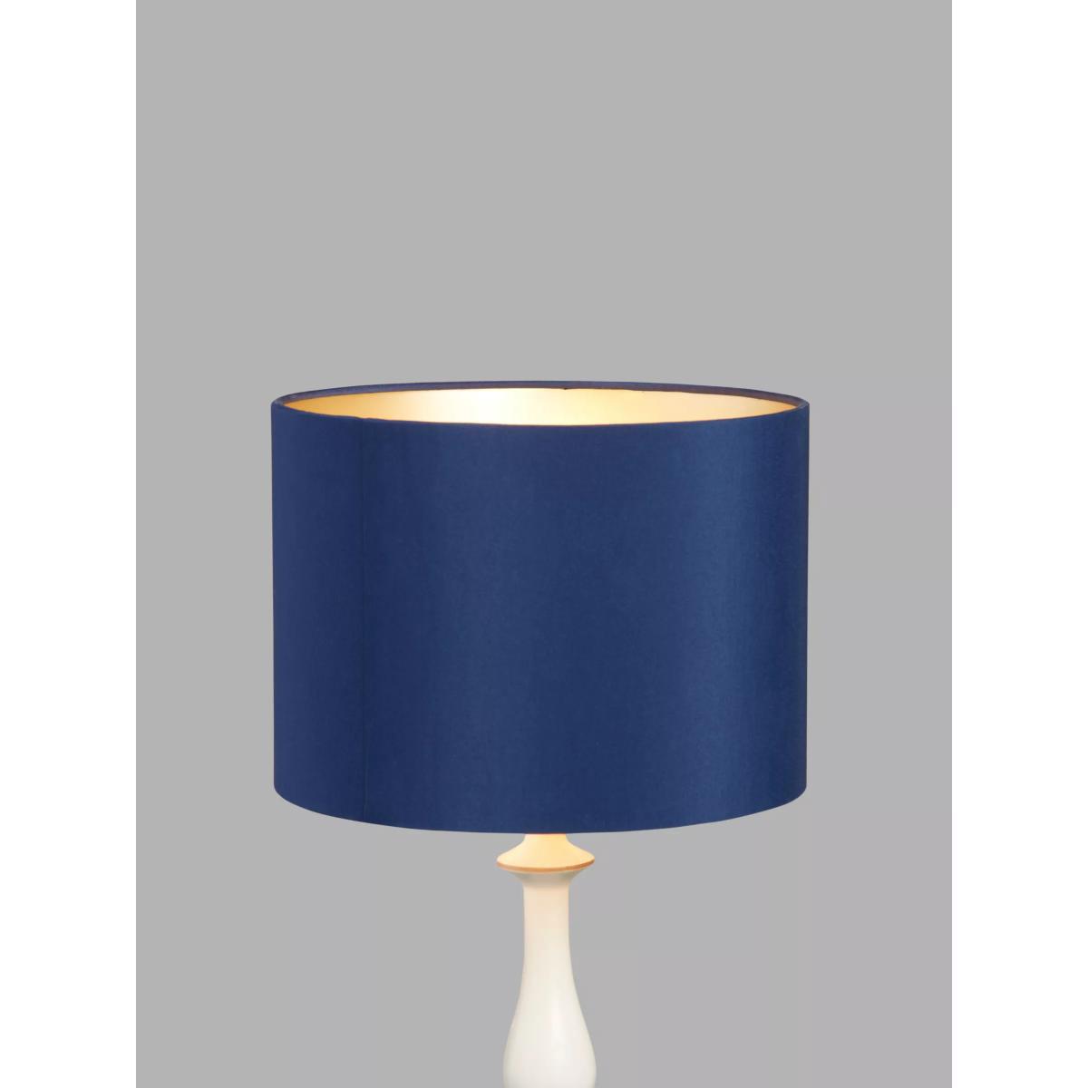 John Lewis & Partners Cassie Lampshade, Indigo/Champagne – image 4