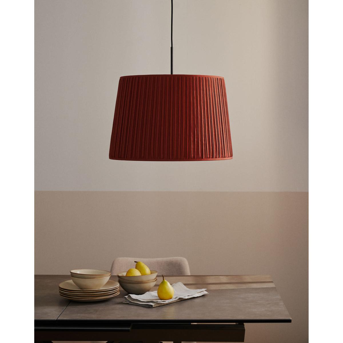 Guash ceiling lamp shade in terracotta, Ø 50 cm – image 2