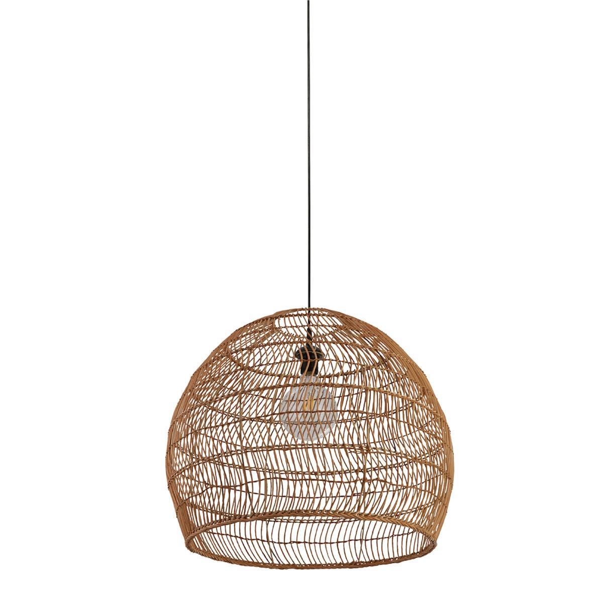 60cm Dome Shape Rattan Easy Fit Pendant Shade – image 2
