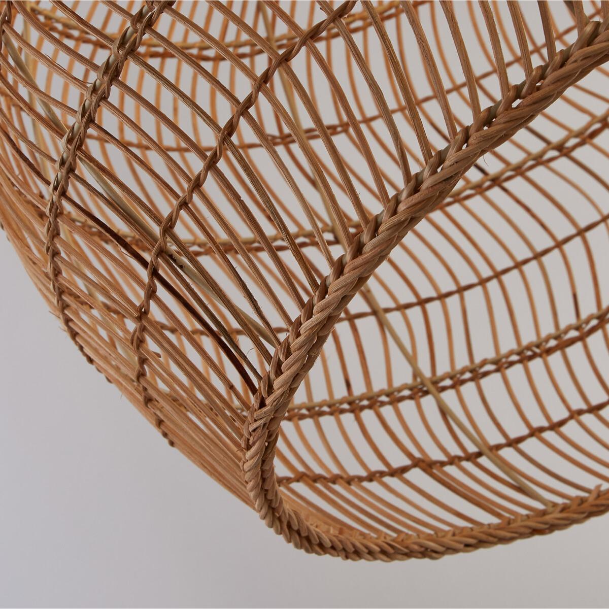 60cm Dome Shape Rattan Easy Fit Pendant Shade – image 4