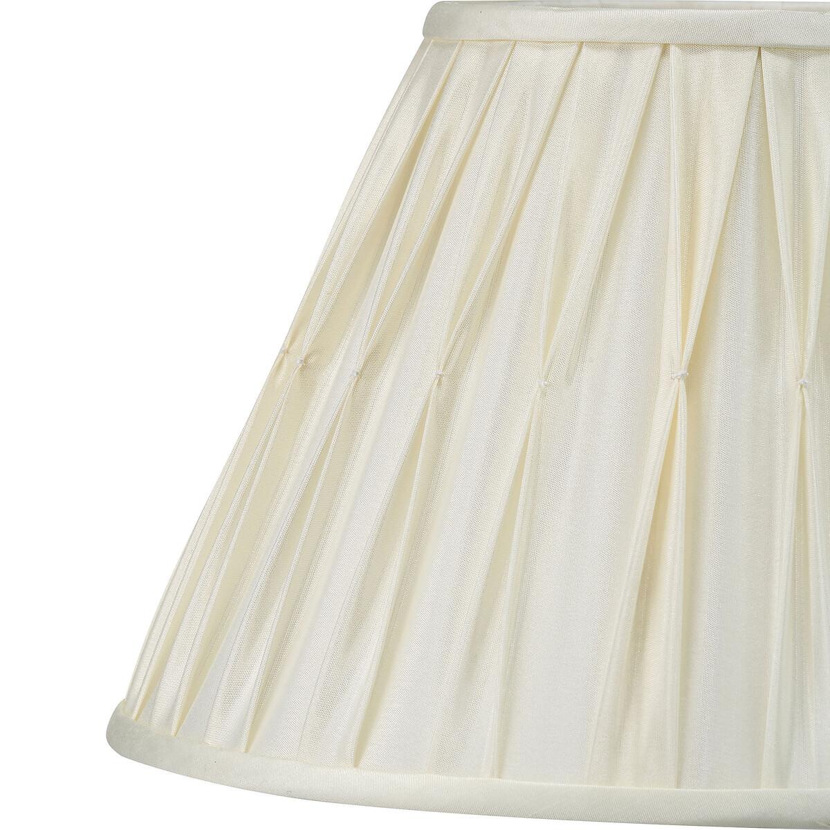 40cm Silk Mix Pinch Pleat Tapered Lampshade – image 2