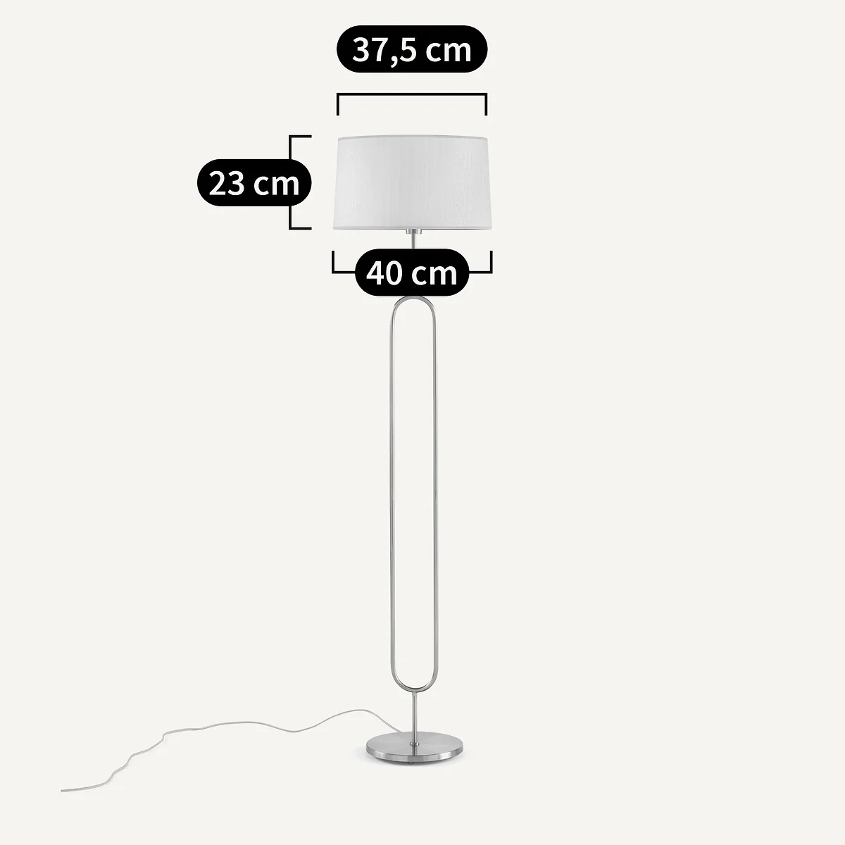 Dargeli Satin-Effect Lampshade – image 6