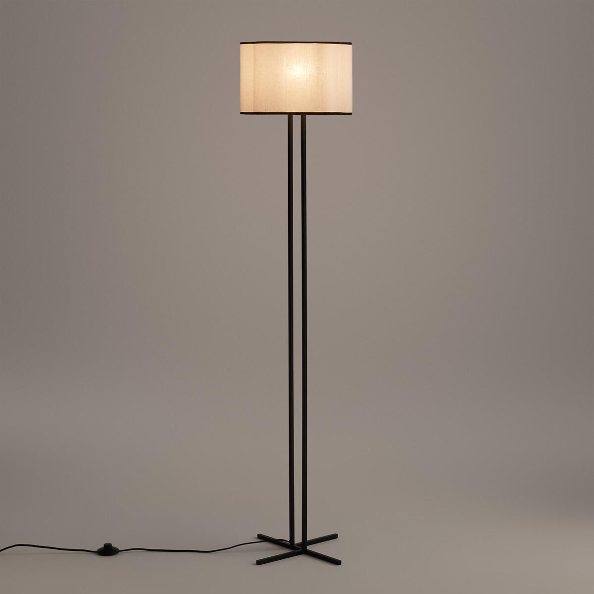 Suso Large Washed Linen Lampshade – image 6