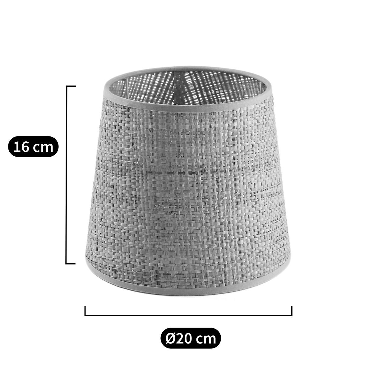 Jania 20cm Diameter Raffia Lampshade – image 4