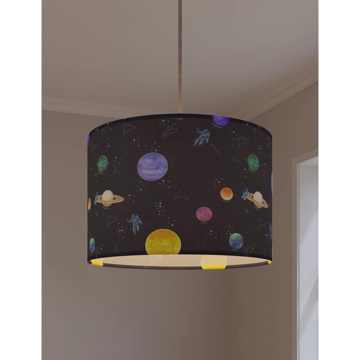 M&S Space Print Lamp Shade - Multi, Multi – image 2