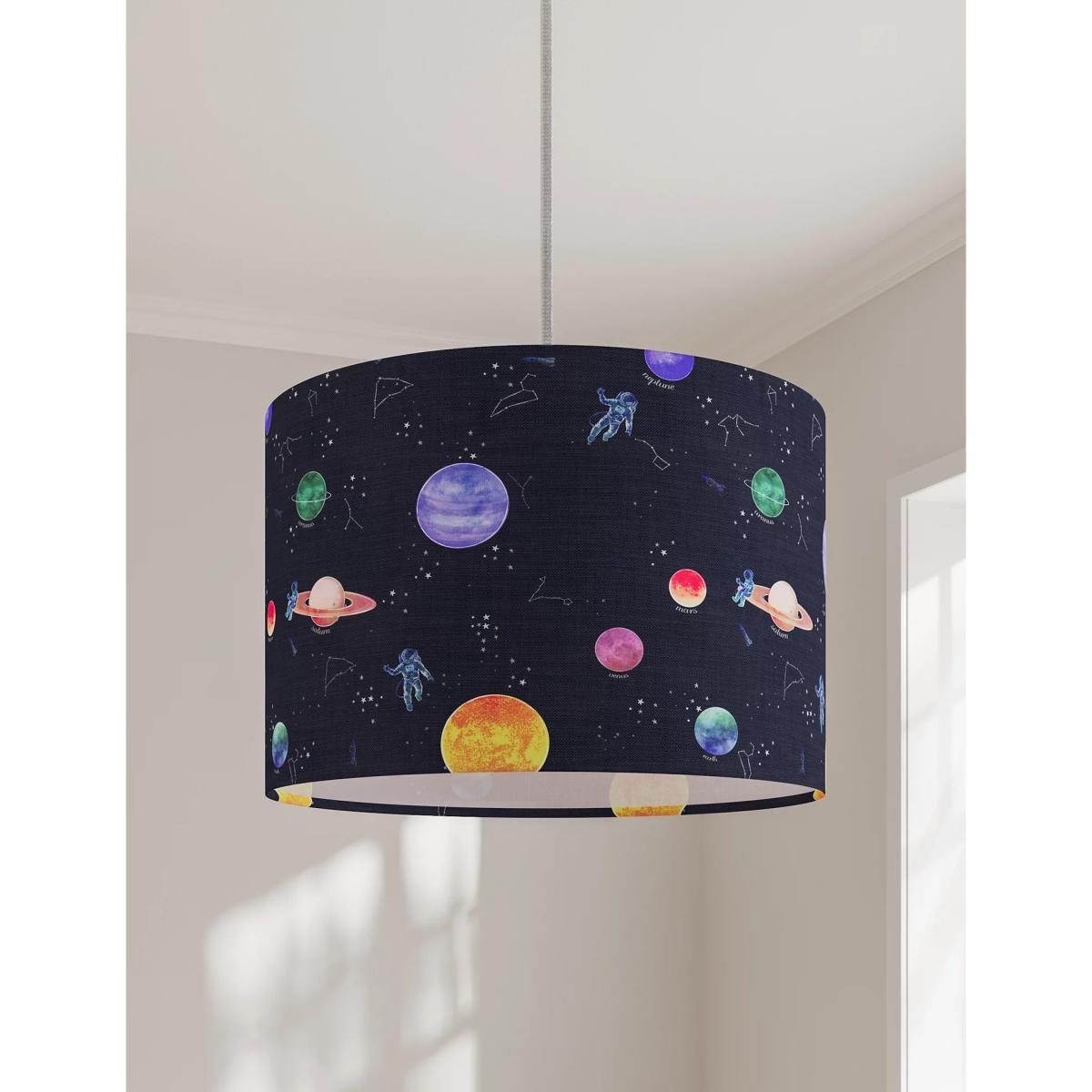 M&S Space Print Lamp Shade - Multi, Multi – image 3