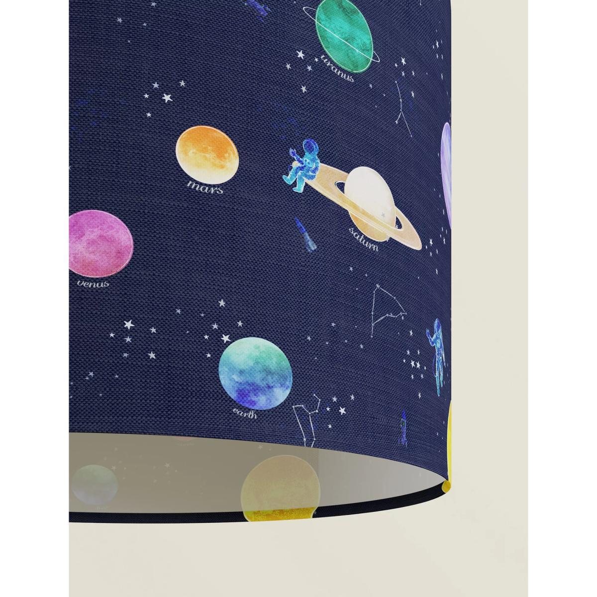 M&S Space Print Lamp Shade - Multi, Multi – image 4