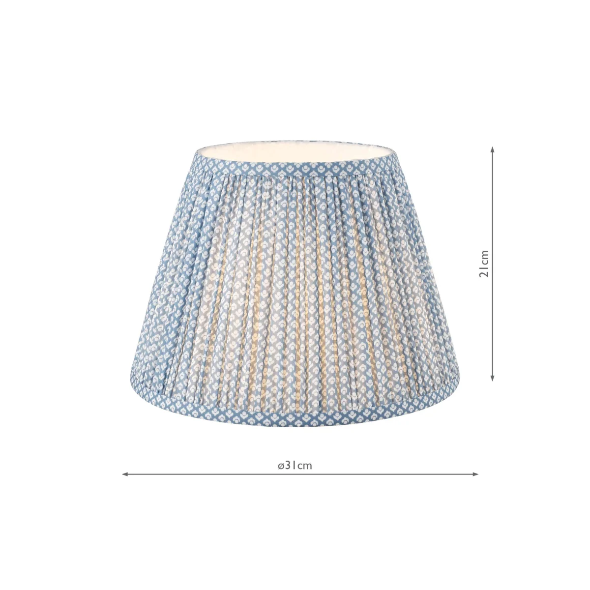 Laura Ashley Wrighton Lamp Shade Blue – image 6