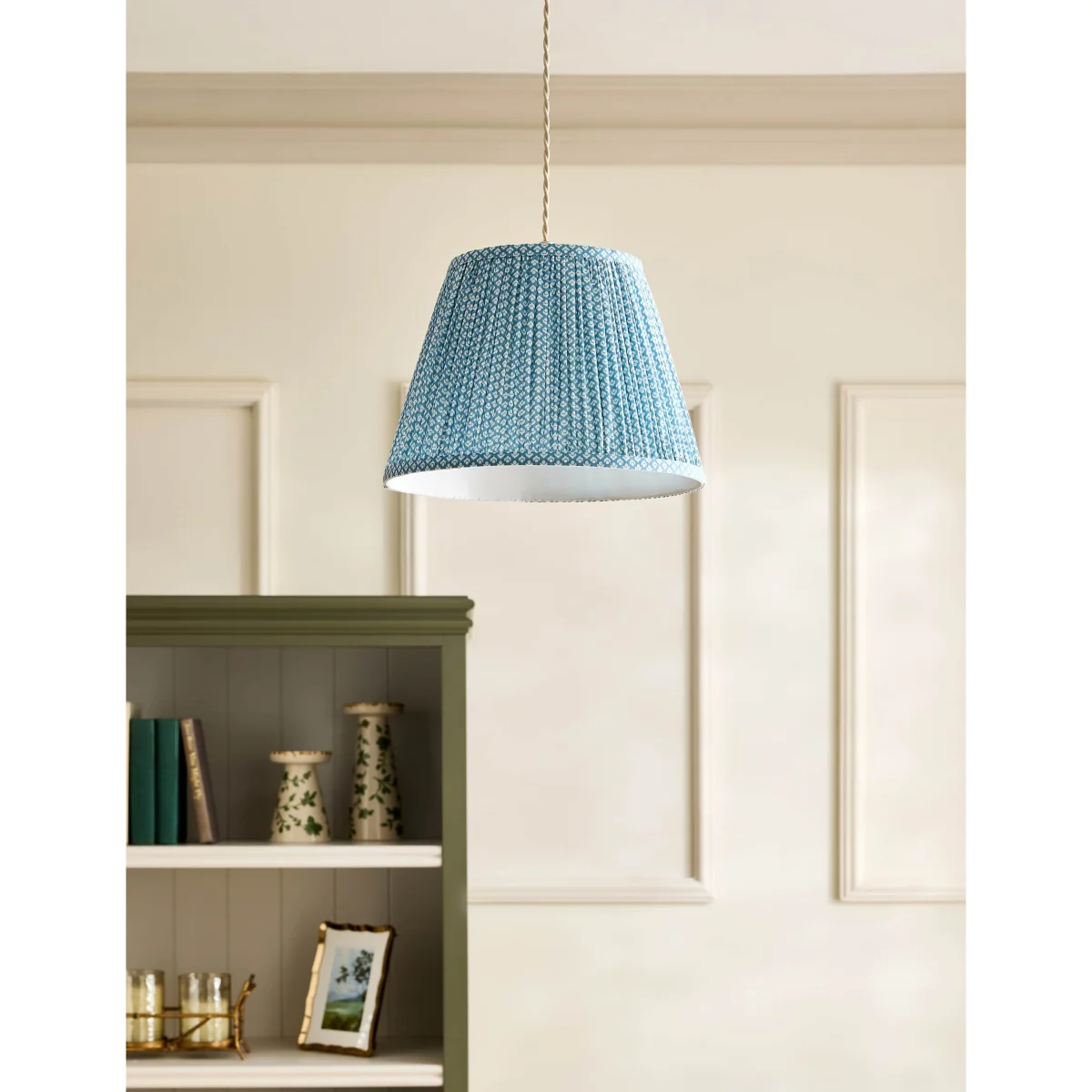 Laura Ashley Wrighton Lamp Shade Blue – image 7