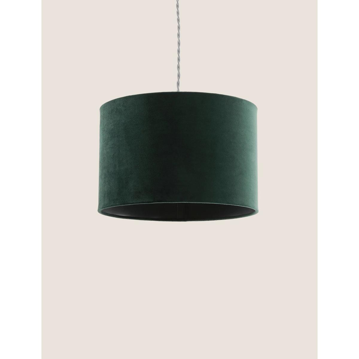 M&S Velvet Lamp Shade - Mink, Mink,Teal,Ivory,Light Blue,Latte,Duck Egg,Burnt Orange,Aubergine,Oxblood,Light Grey,Blush,Grey,Ochre,Forest Green,Navy – image 5