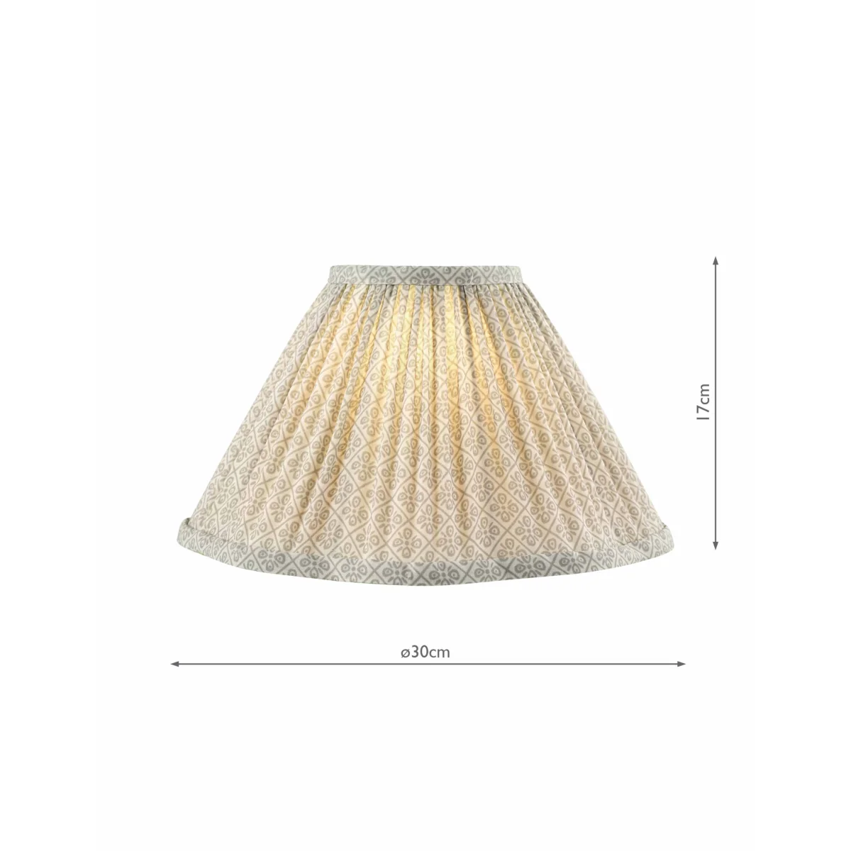 Laura Ashley Longcroft Pleated Fabric Lamp Shade Natural – image 4
