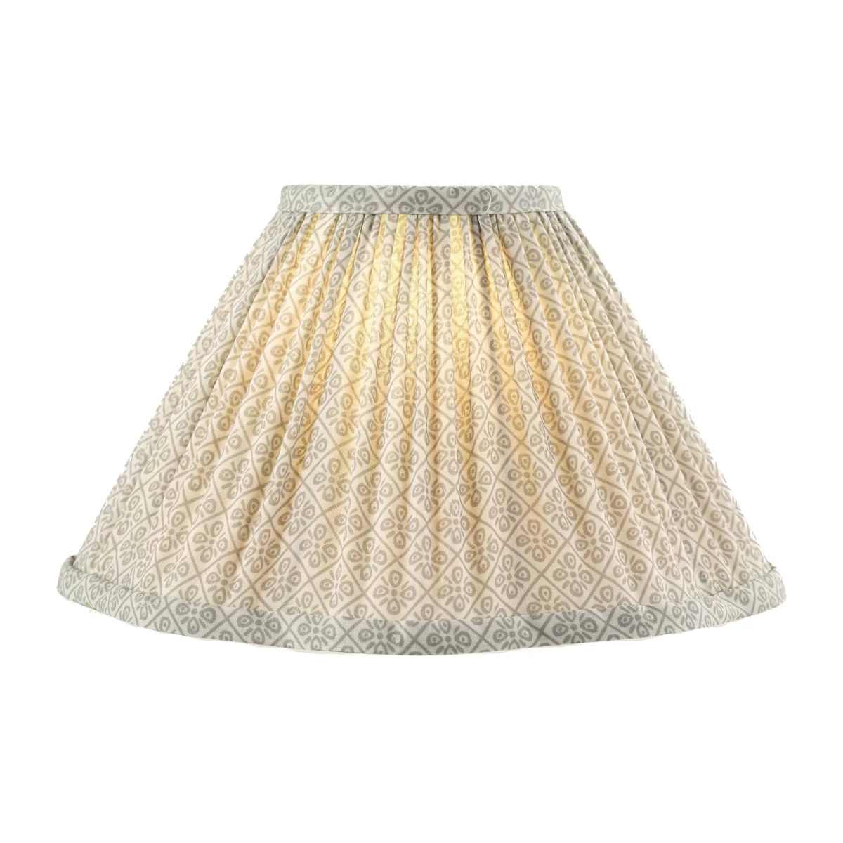 Laura Ashley Longcroft Pleated Fabric Lamp Shade Natural – image 1