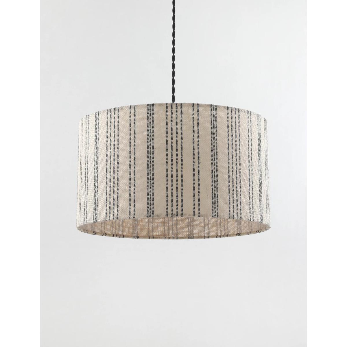 M&S Noah Hessian Striped Lamp Shade - Natural, Natural – image 3