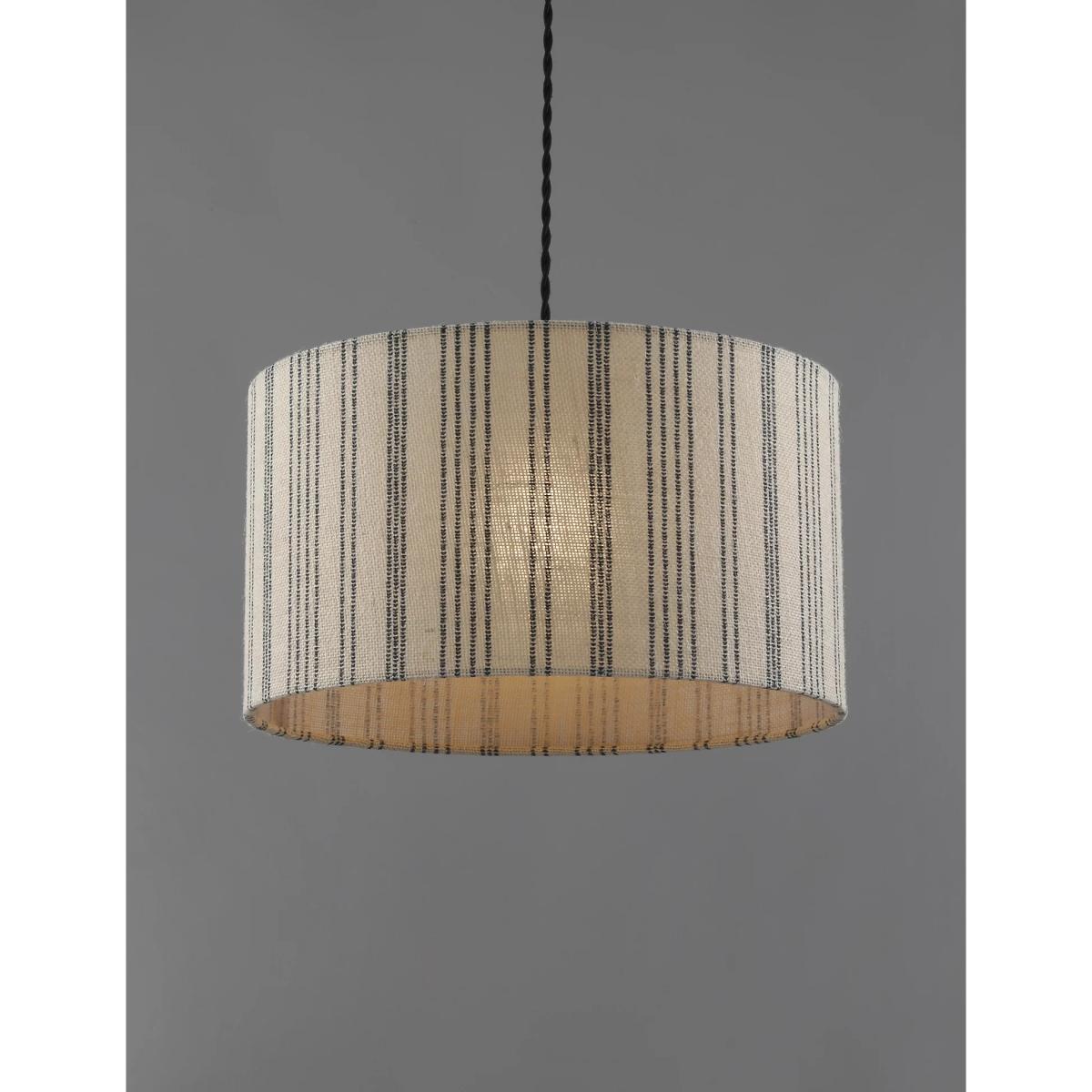 M&S Noah Hessian Striped Lamp Shade - Natural, Natural – image 4