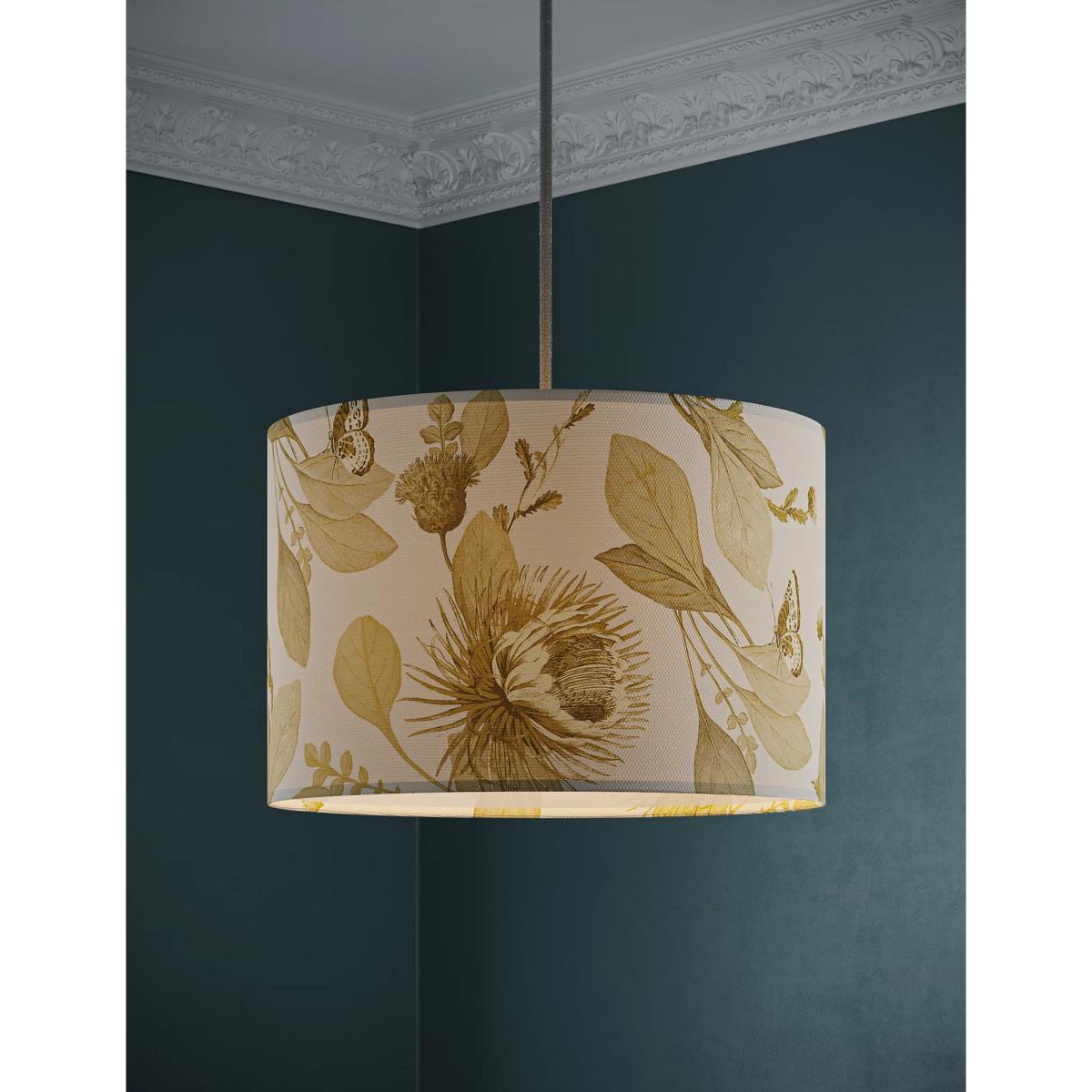 M&S Vintage Butterfly Print Shade - Ochre, Ochre – image 2