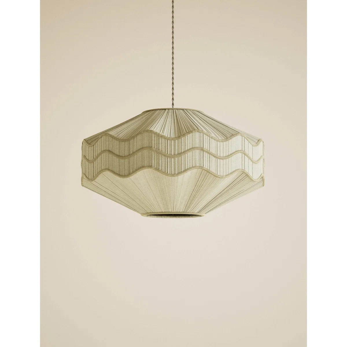 M&S Pleated Wave Large Easy Fit Shade Cream – image 3