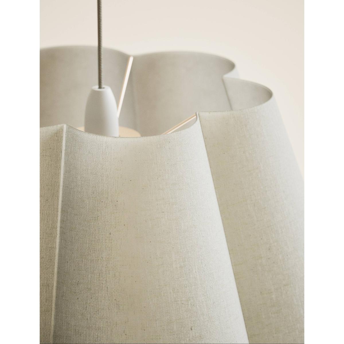 M&S Collection 2 Tier Scallop Lamp Shade - Natural, Natural – image 5