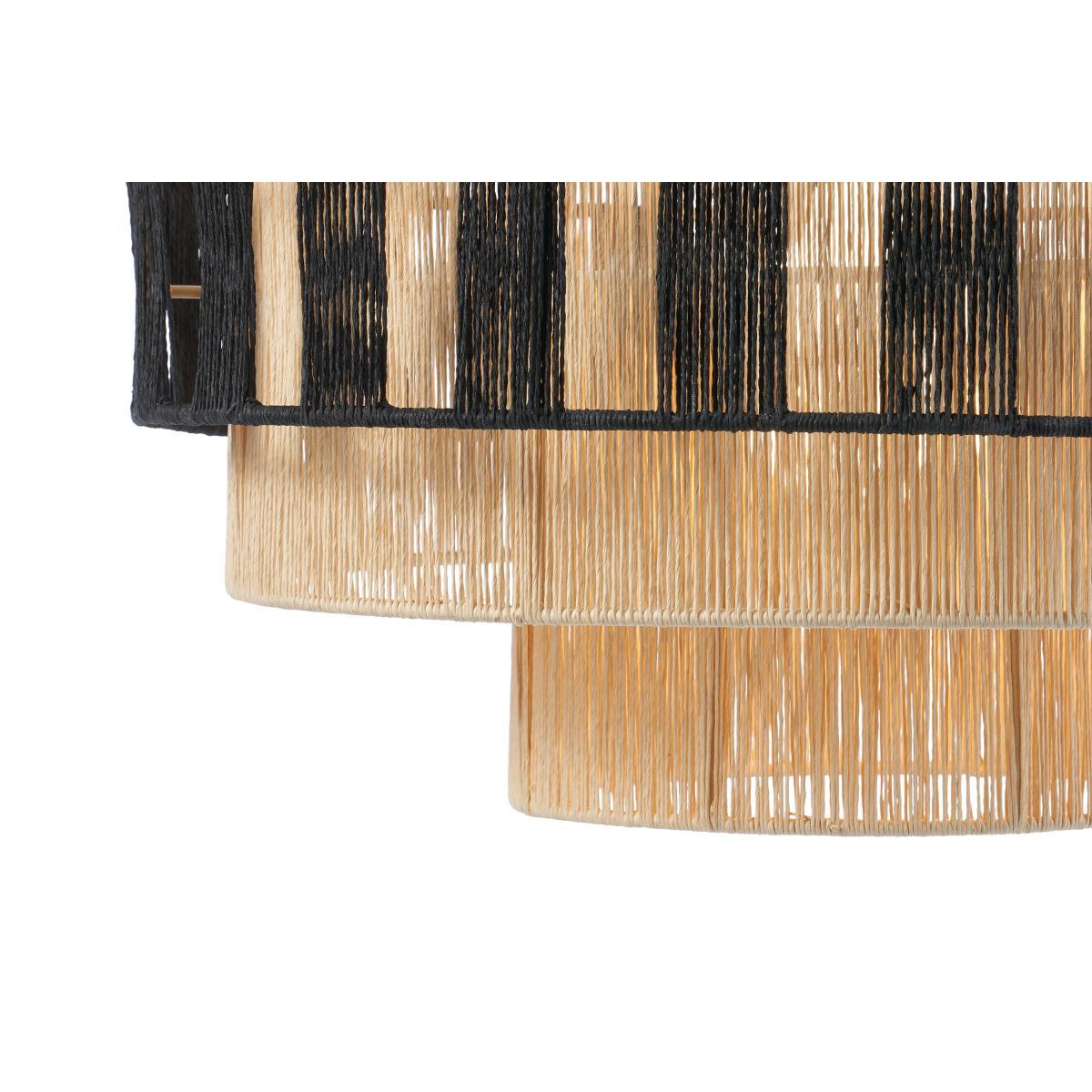 Lovato Pendant Shade, Natural & Black Raffia – image 5