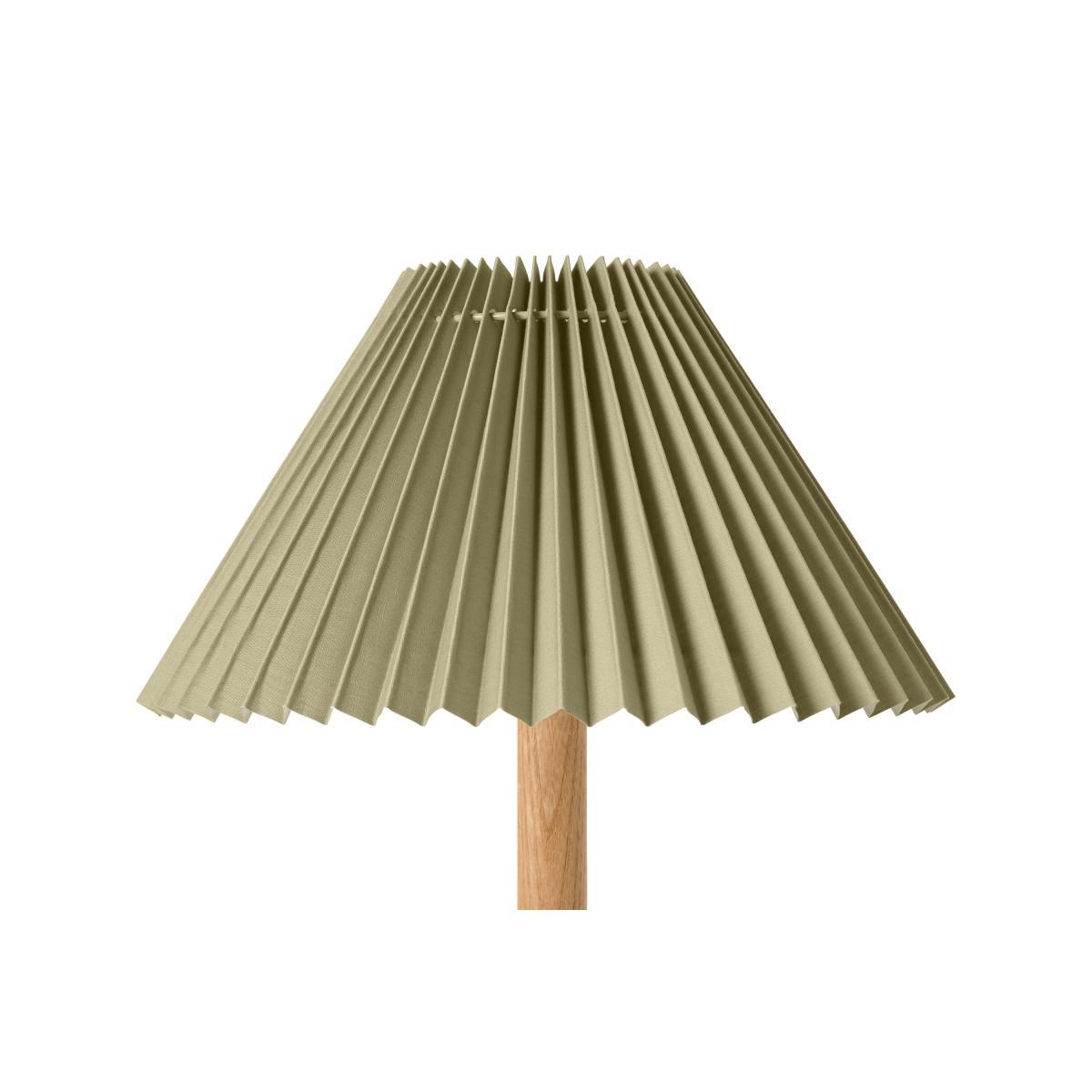 Pleat Lamp Shade, 30 cm, Pear Green – image 2