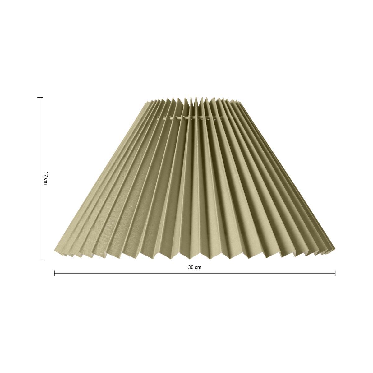 Pleat Lamp Shade, 30 cm, Pear Green – image 8