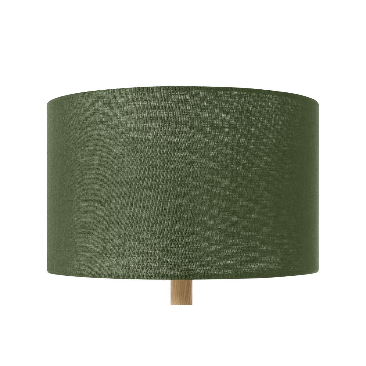 Brisa 100% Linen Lamp Shade, 30cm, Moss Green – image 2