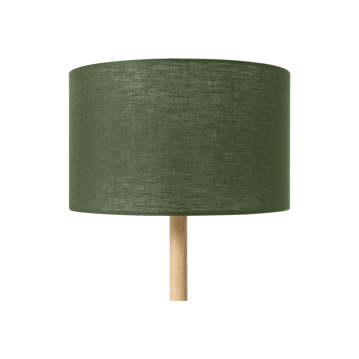 Brisa 100% Linen Lamp Shade, 30cm, Moss Green – image 1