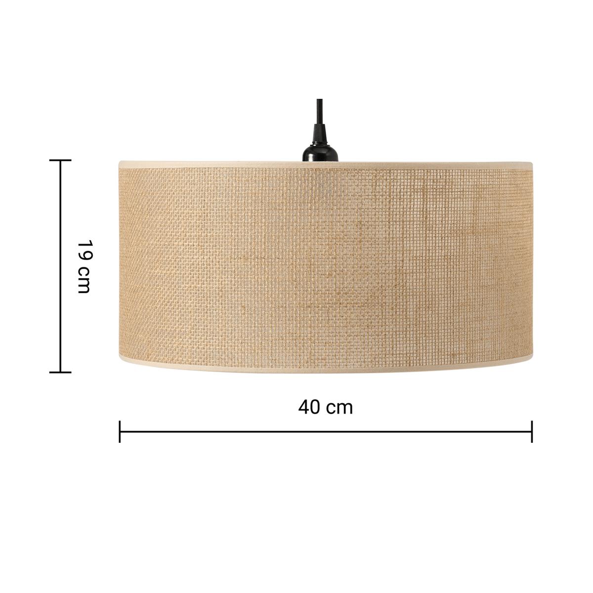 Sisa Lamp Shade, 40 cm, Natural Jute – image 8