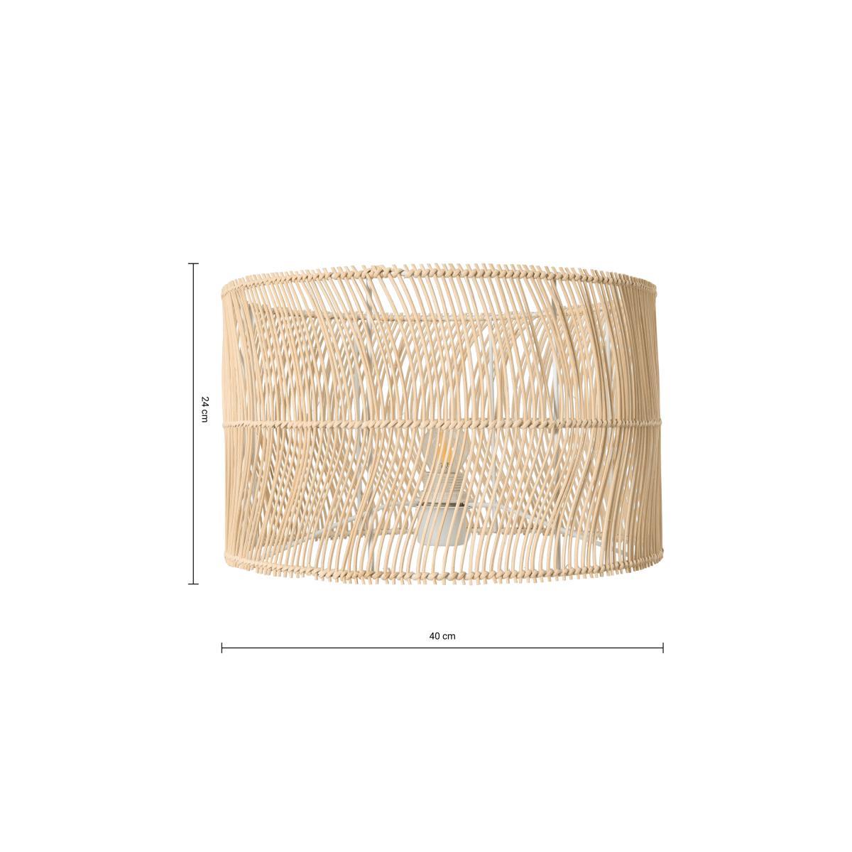Java Lamp Shade, 40 cm, Natural Rattan – image 9