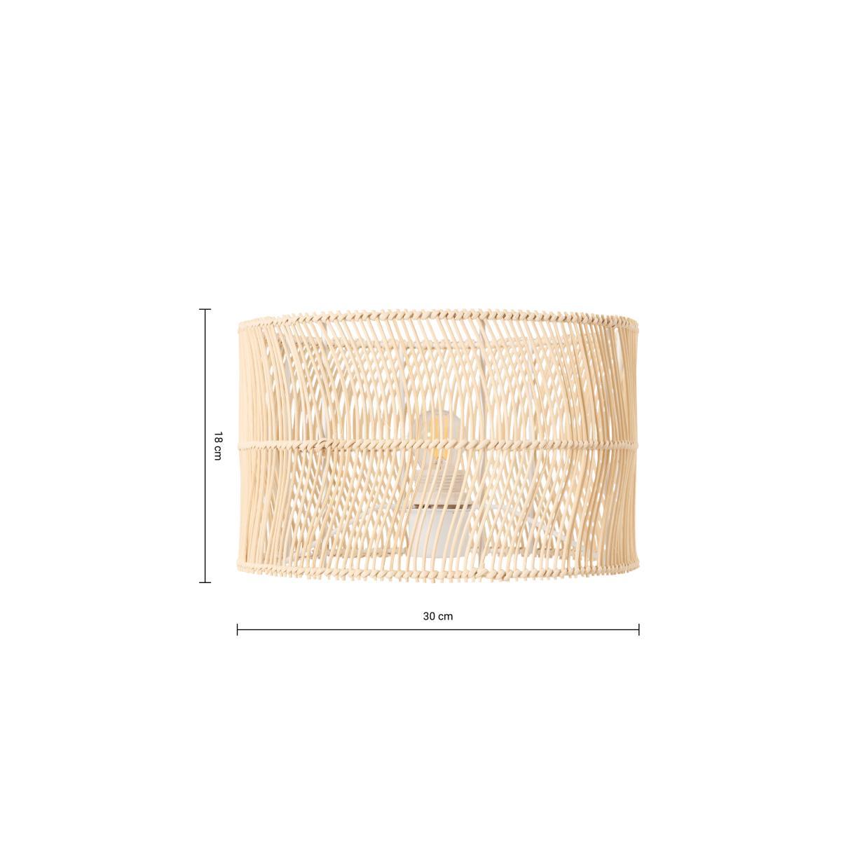 Java Lamp Shade, 30 cm, Natural Rattan – image 8