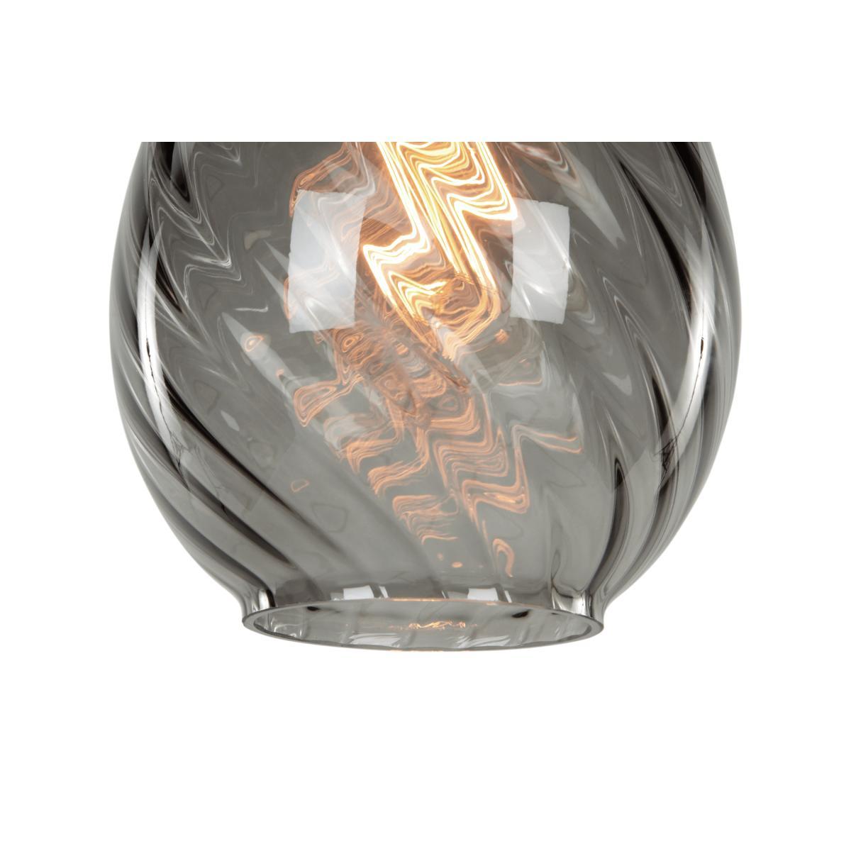 Ilaria Pendant Lamp Shade, Smoke Grey – image 4