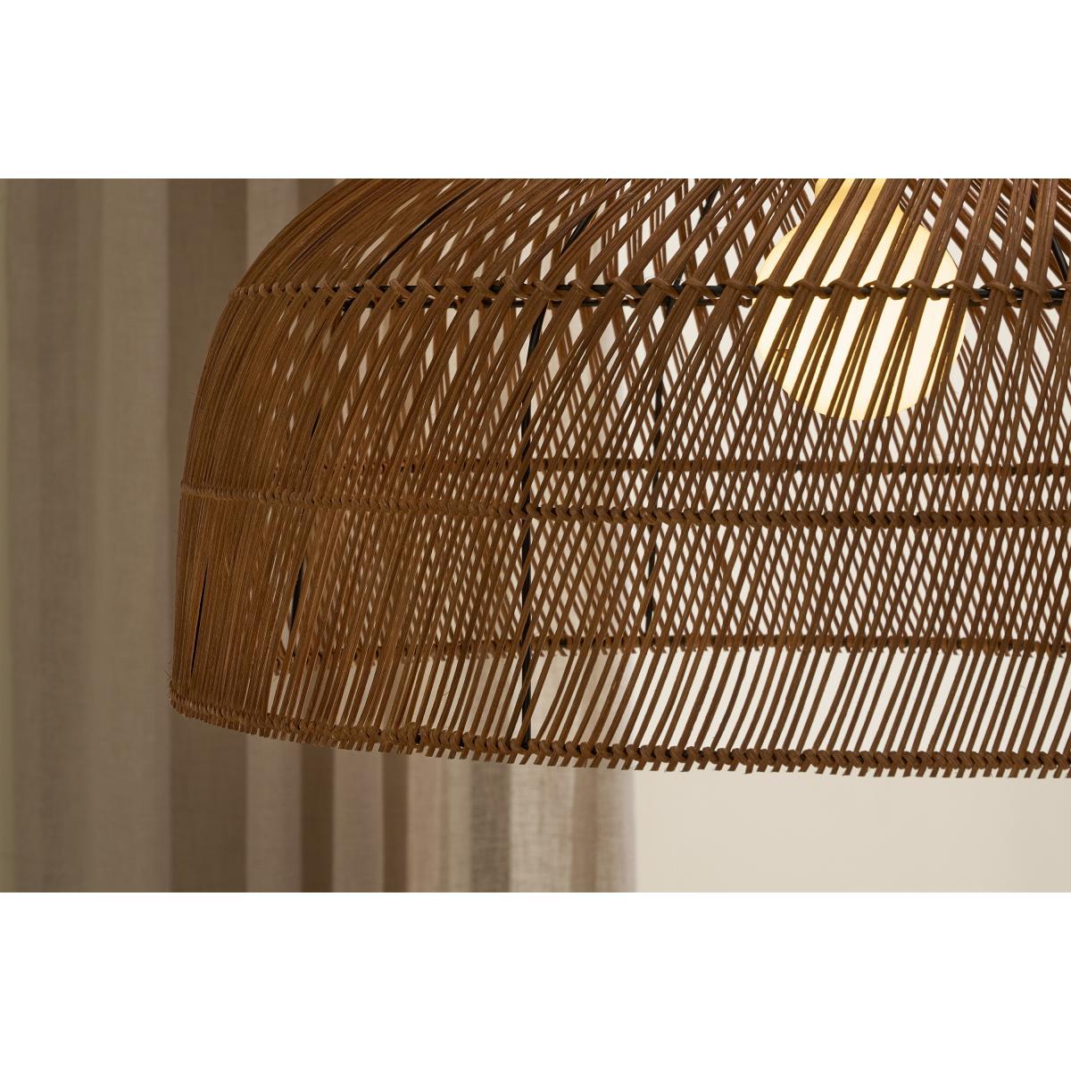 Java Easy Fit Lamp Shade, Extra Large, Dark Stain Rattan – image 4