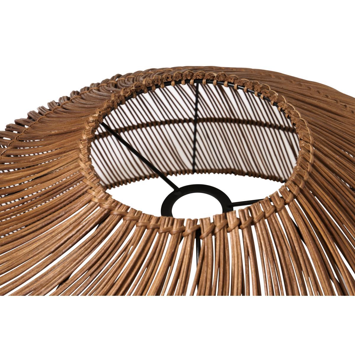 Java Easy Fit Lamp Shade, Extra Large, Dark Stain Rattan – image 5