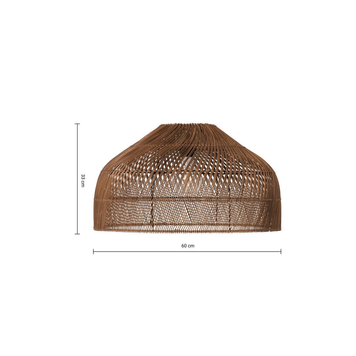 Java Easy Fit Lamp Shade, Extra Large, Dark Stain Rattan – image 8