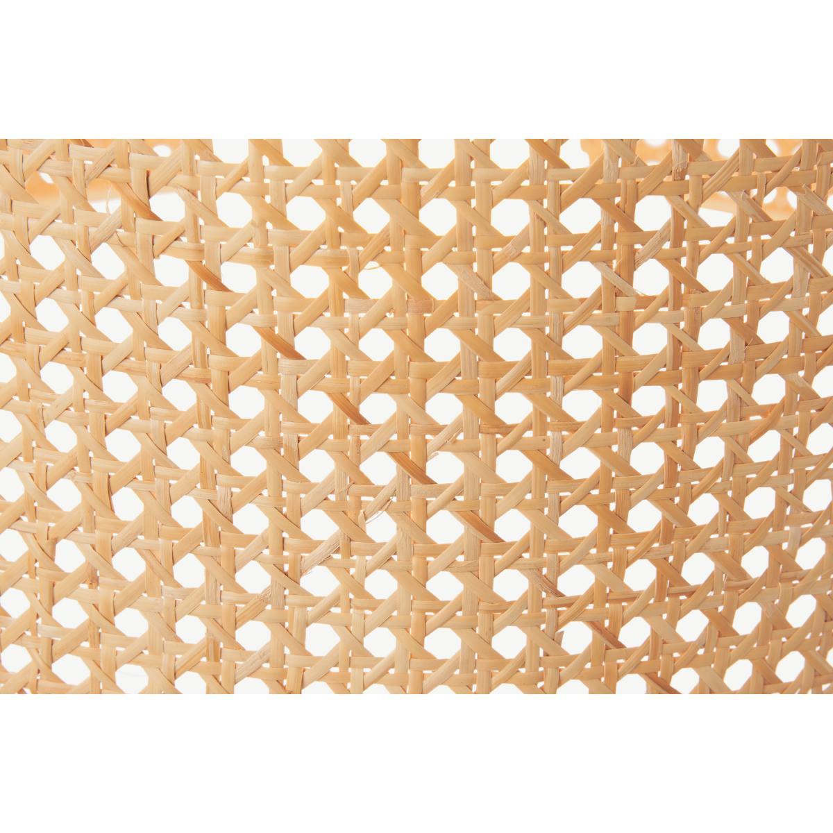 Sagres Pendant Lamp Shade, Natural Cane & White – image 7