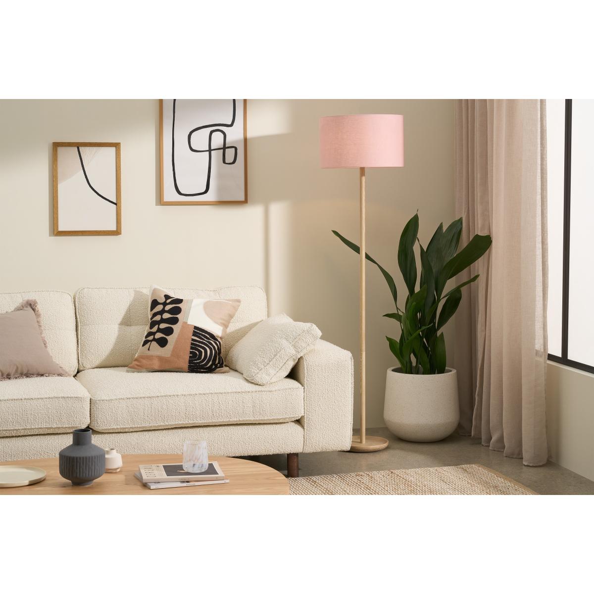 Brisa 100% Linen Lamp Shade, 40cm, Dusty Pink – image 3