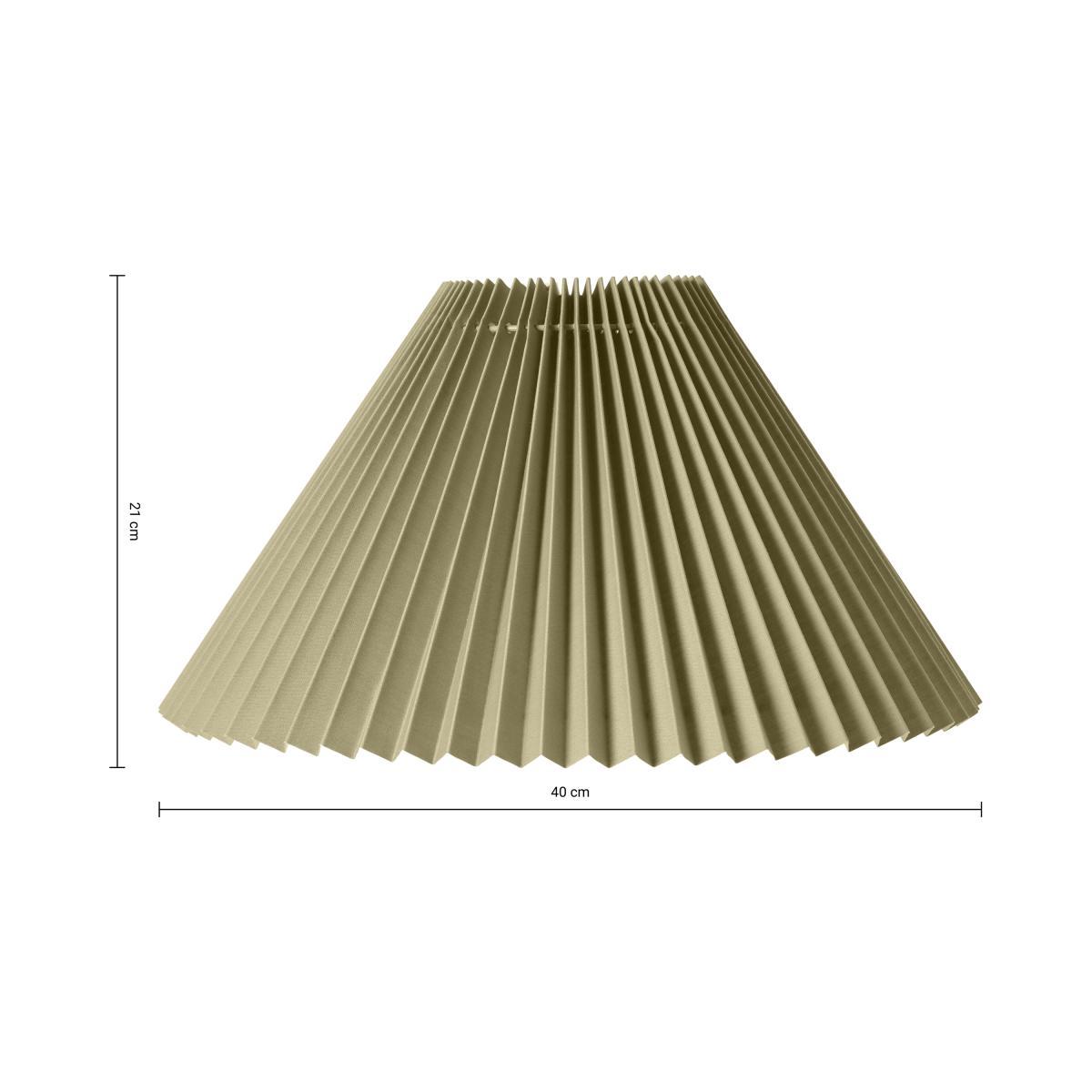 Pleat Lamp Shade, 40 cm, Pear Green – image 8
