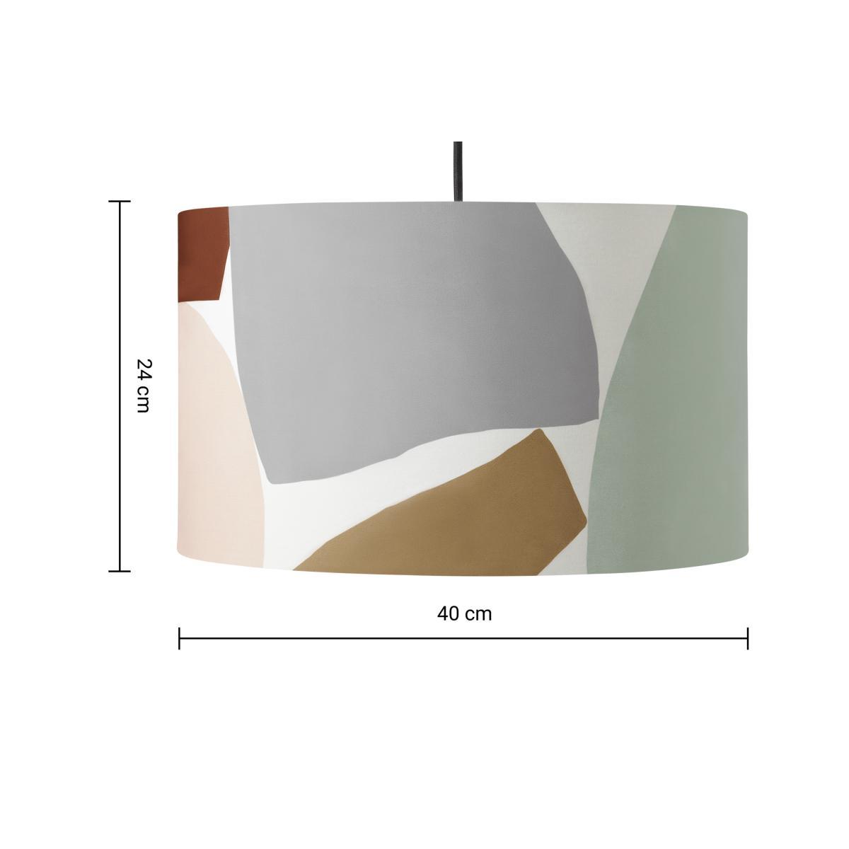 Isola Printed Lamp Shade, 40cm, Multi – image 8