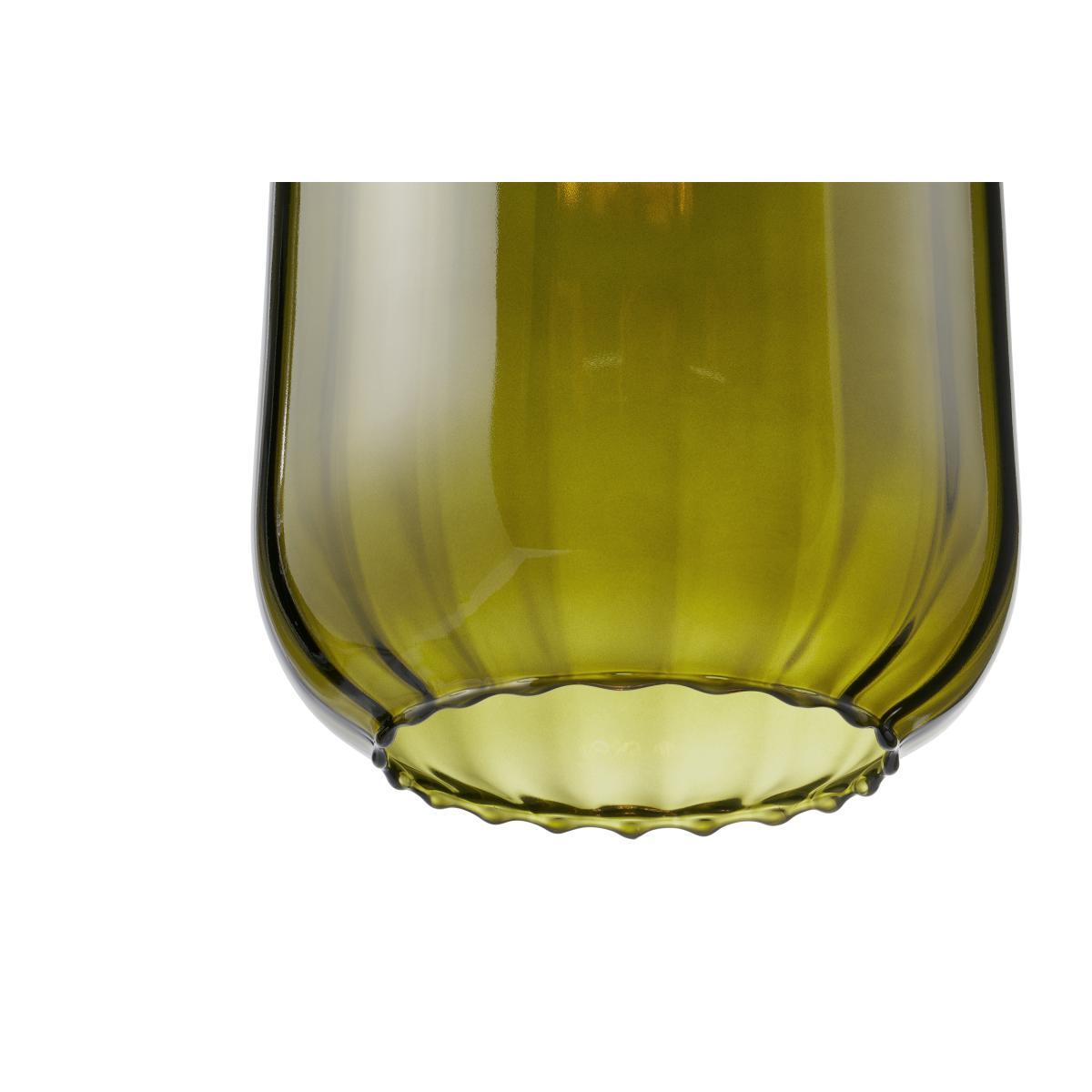 Andes Tall Lamp Shade, Emerald Green Glass – image 6