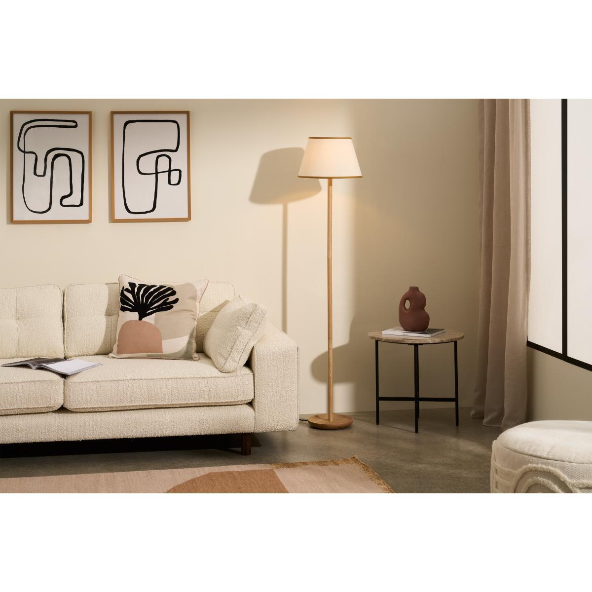 Larue Tapered Shade 35cm, Off-White & Dark Ochre – image 3