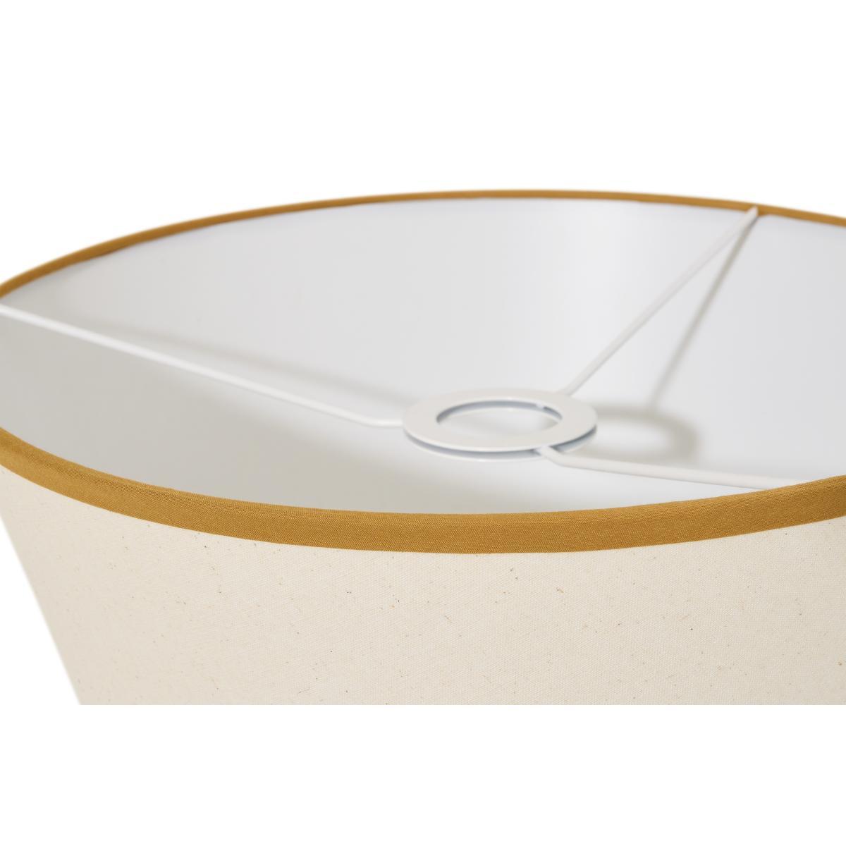 Larue Tapered Shade 35cm, Off-White & Dark Ochre – image 5
