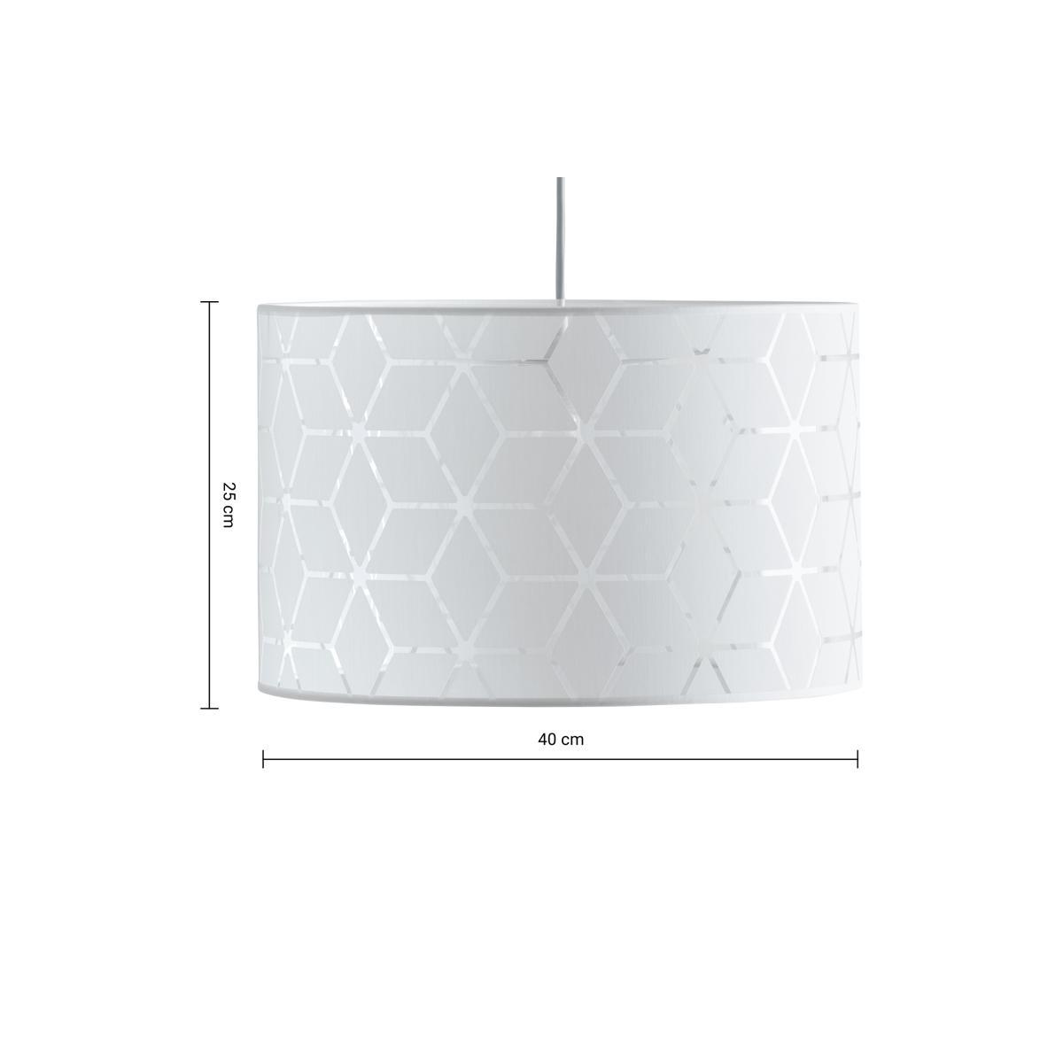 Hem Drum Lamp Shade, White – image 8